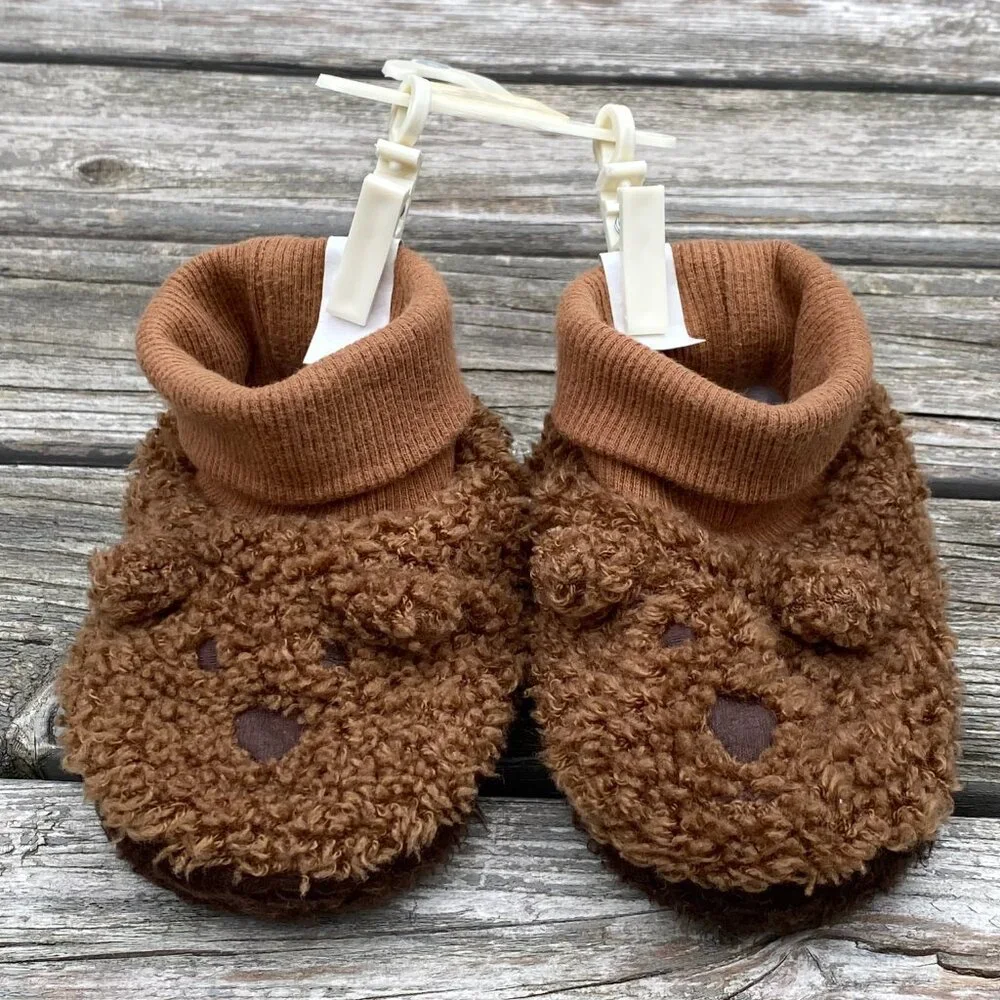 Baby Gap Brannan Bear Slippers for Toddler S (5-6)